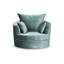 Upholstered Swivel Armchair-1903443027