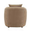 Keith Chair w/Pillow, Brown Chenille-1742341554