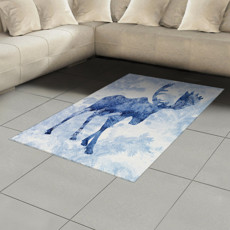 Tapis décoratif Moose, Rectangle— 4 pi x 5 pi 8 po