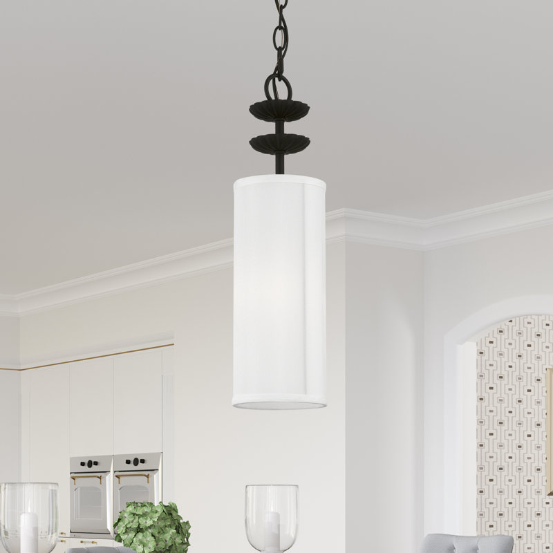 Sampson 1 - Light Shaded Pendant, Black