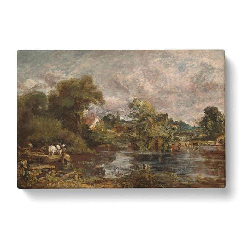 The White Horse by John Constable - Wrapped Canvas, 50cm H x 76cm W x 3cm D