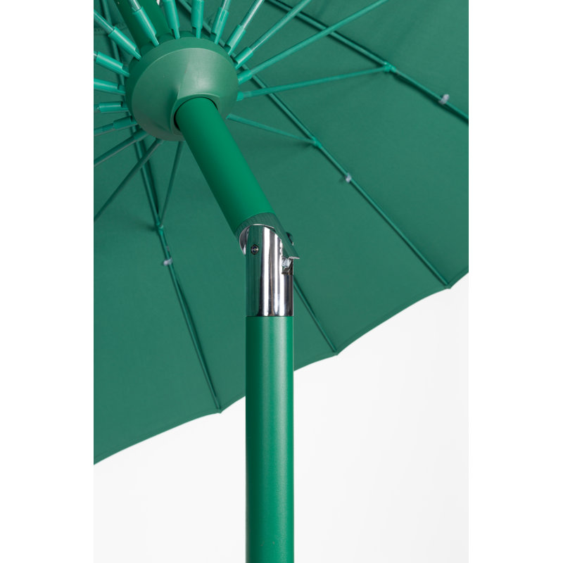 Outdoor Umbrella 98'' W Umbrella, Green
