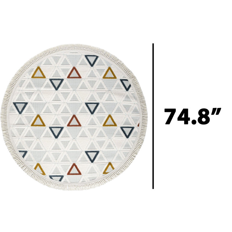 Tapis rond 74,8 po