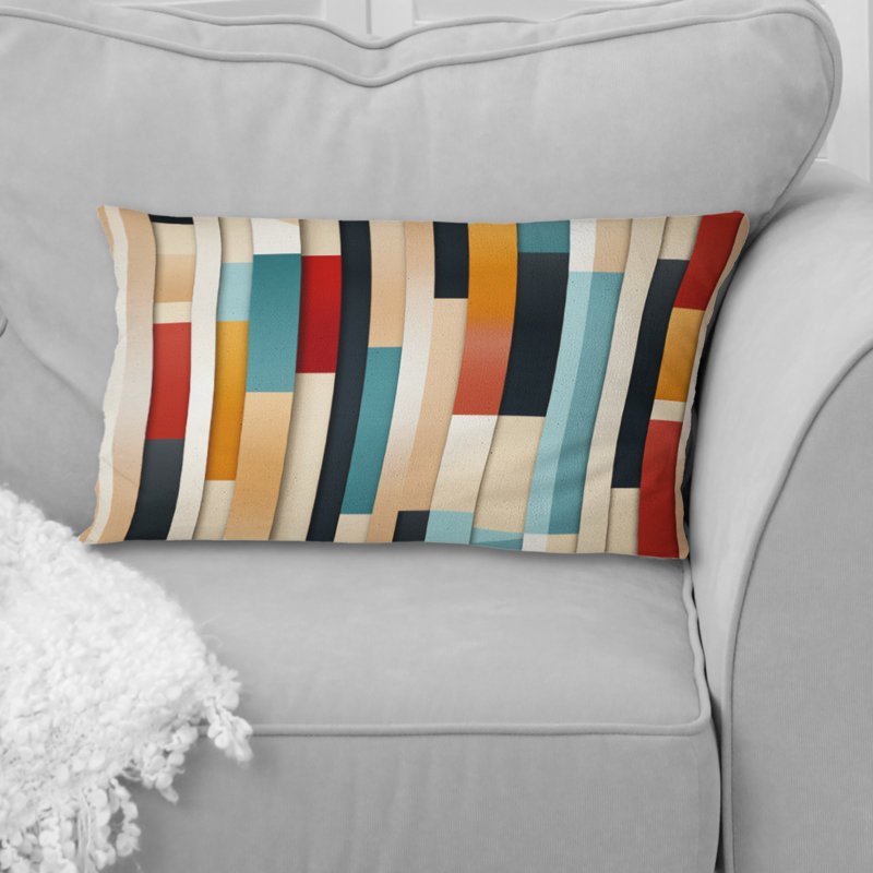 Abstract Throw Pillow