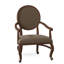 Oakland Upholstered King Louis Back Arm Chair-540448525-540503788