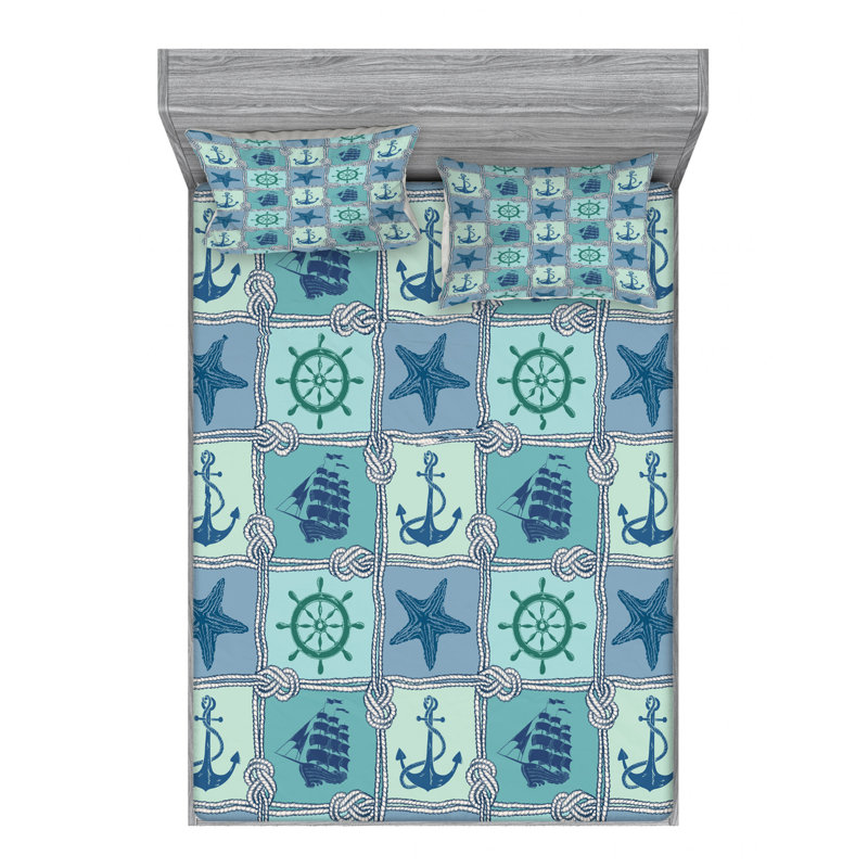 Microfiber Sheet Set, Queen Sheet Set with Fitted Sheet