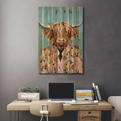 " Gucci Cow " by Heather Perry Painting Print