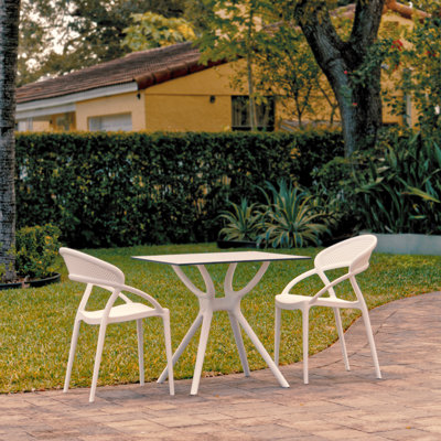 Asami Square 2 - Person Bistro Set