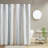 Cotton Printed Shower Curtain With Chenille-2130859755