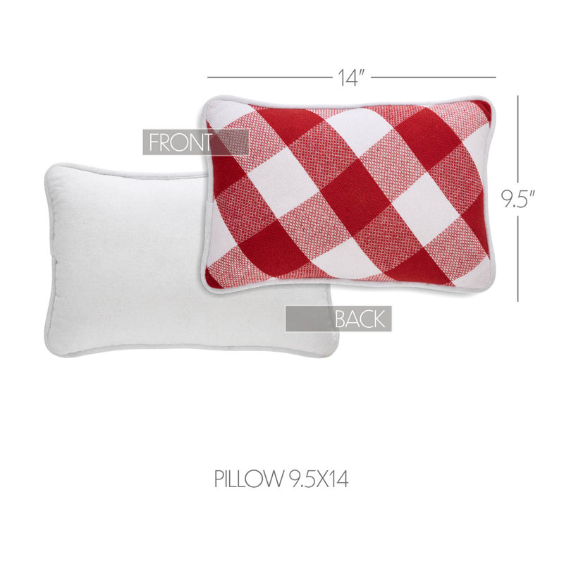  Housse et insert d'oreiller en mélange de coton Annie Buffalo