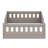 Wooden Platform Bed Frame with Safety Guardrail-128984855