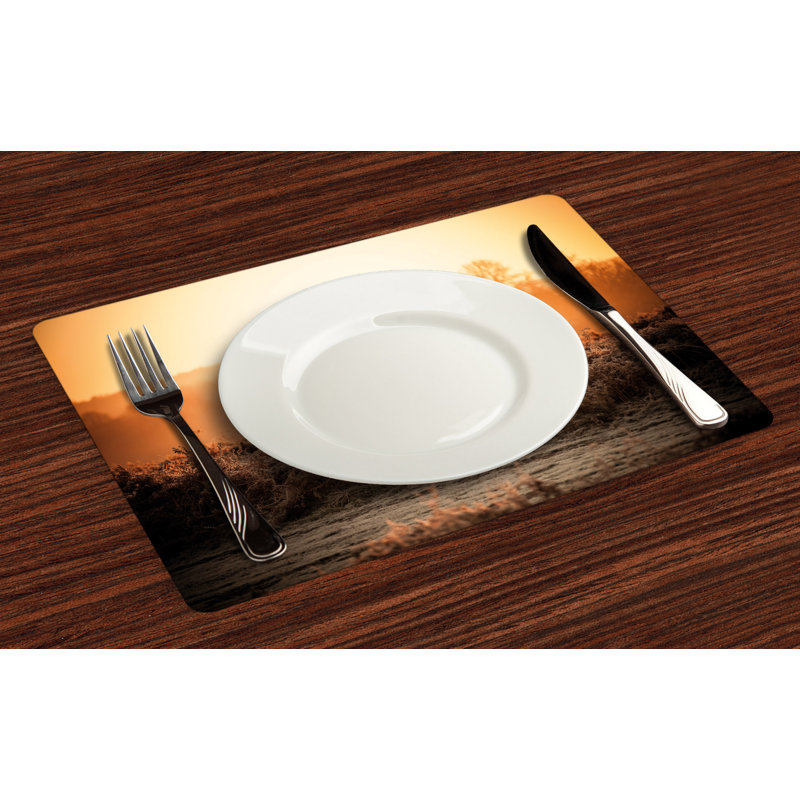 Morgan Hunting Deer Morning Sun Placemat