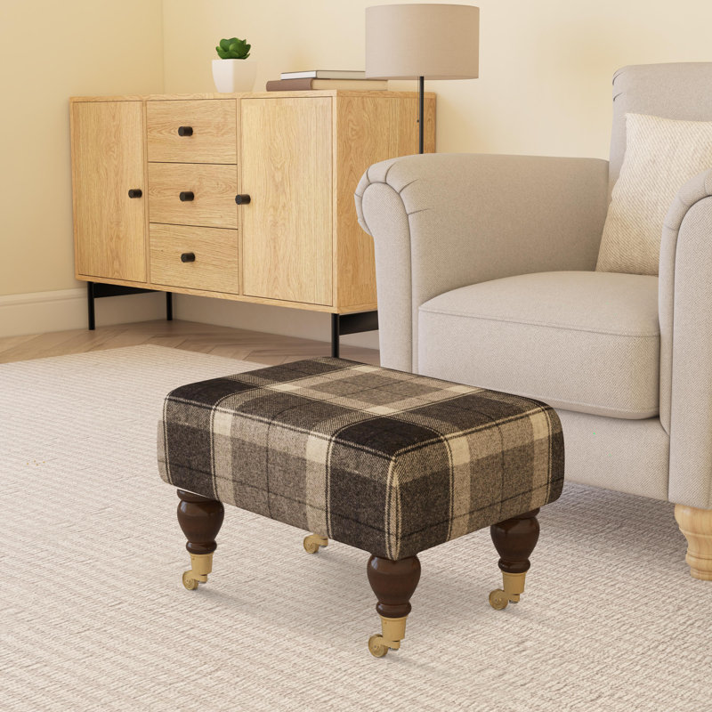 Manufactured Wood Accent Stool, Mahogany