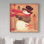 « bonhomme de neige », art sur toile-31978102