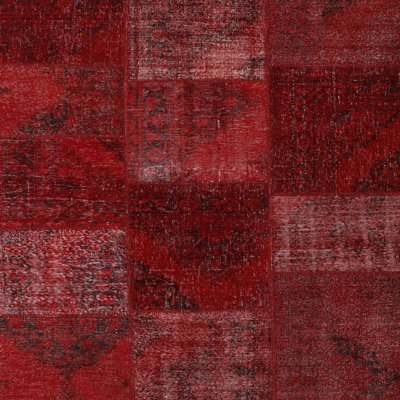 Tapis de zone rouge contemporaine