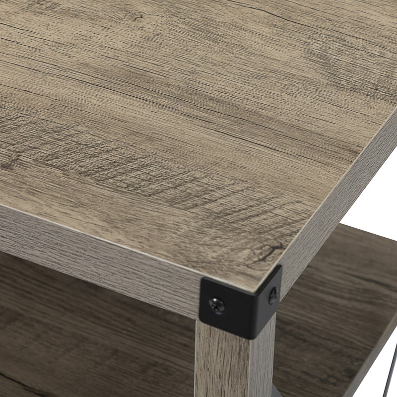 Table de chevet Rany en gris clair