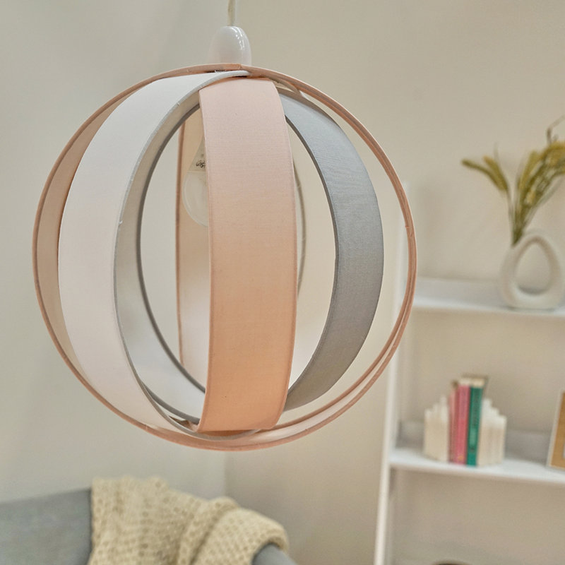 29cm H Cotton Novelty Pendant Shade ( Spider ), Pink