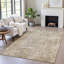 Tapis taupe Xhevrie intérieur / extérieur lavable à la machine-111946743
