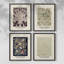 «William Morris XXII», ensemble de 4 reproductions encadrées-598148341-598148342