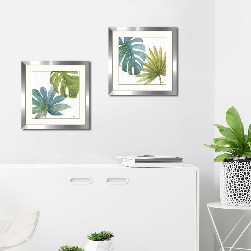 Lisa Audit «Tropical Blush VII», impression sous verre