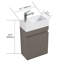 Ensemble de meuble-lavabo simple 17,9 po Jelene