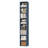 Gracyn 8-Tier Narrow Bookshelf With Adjustable Shelves-2146561558-2116139486