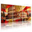 Ensemble de 3 reproductions d'art sur toile, "Cités et pays"-1619281409