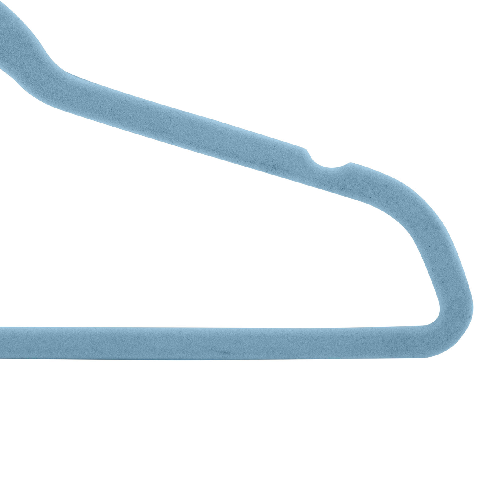 Reims Kids 25-Piece Velvet Hangers, Light Blue