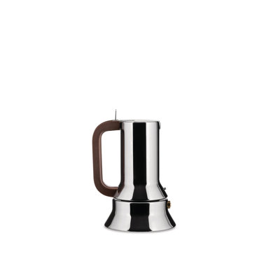 Alessi 9090/1 Design Stovetop 1 cup Espresso Coffee Maker, 18/10 Stainless Steel