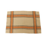 French Home Linen Boulevard Placemats - Tan, Terracotta, Chocolate