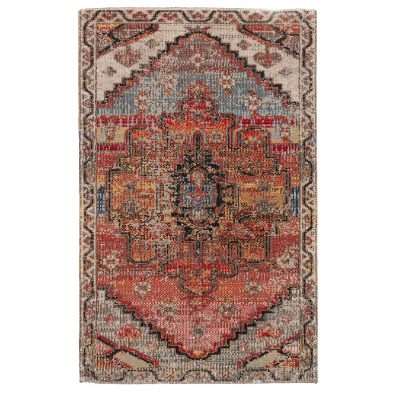 Haden Oriental Indoor / Outdoor Rug, Round 5'11"