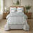 3 PCS Full/Queen Comforter Set, Green