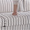 Canapé confortable en bois massif à trois places - Coussins moelleux, durables et durables, canapé de 79,5 po pour le salon