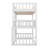 Twin Triple-Layer Rubber Wood Bunk Bed Complete With Ladders And Protective Guardrails-1323980660