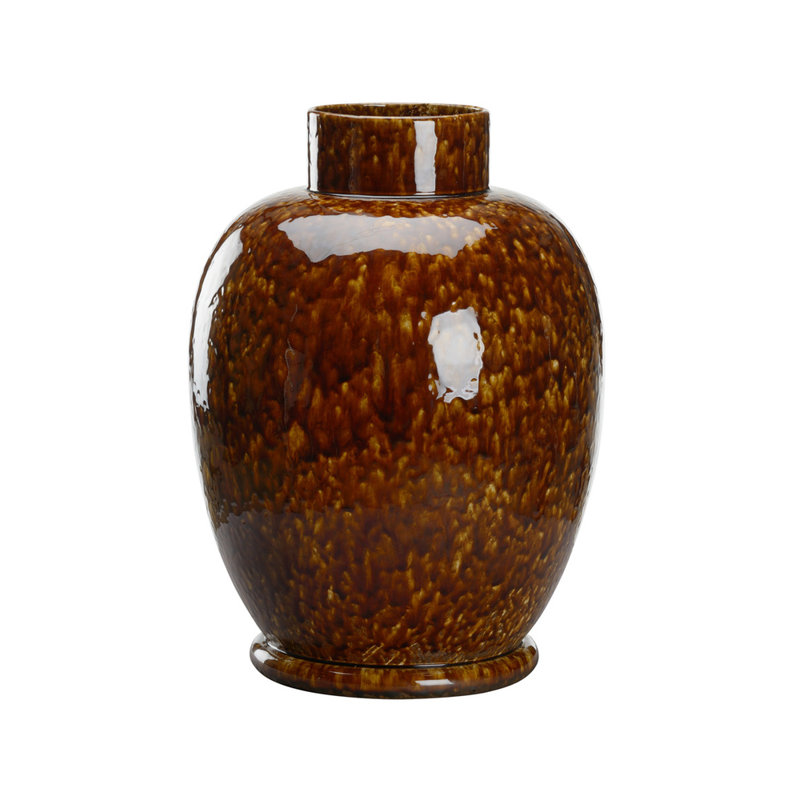 Vase tortue en céramique, H 19,75 po x l 15 po x P 15 po