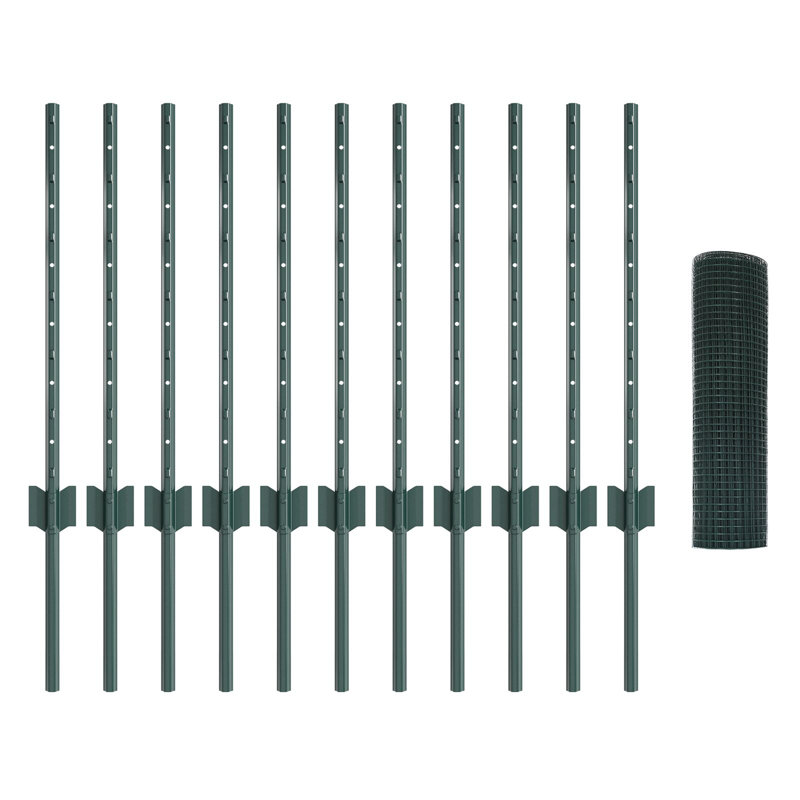 50cm H x 2500cm W Metal Border Fencing