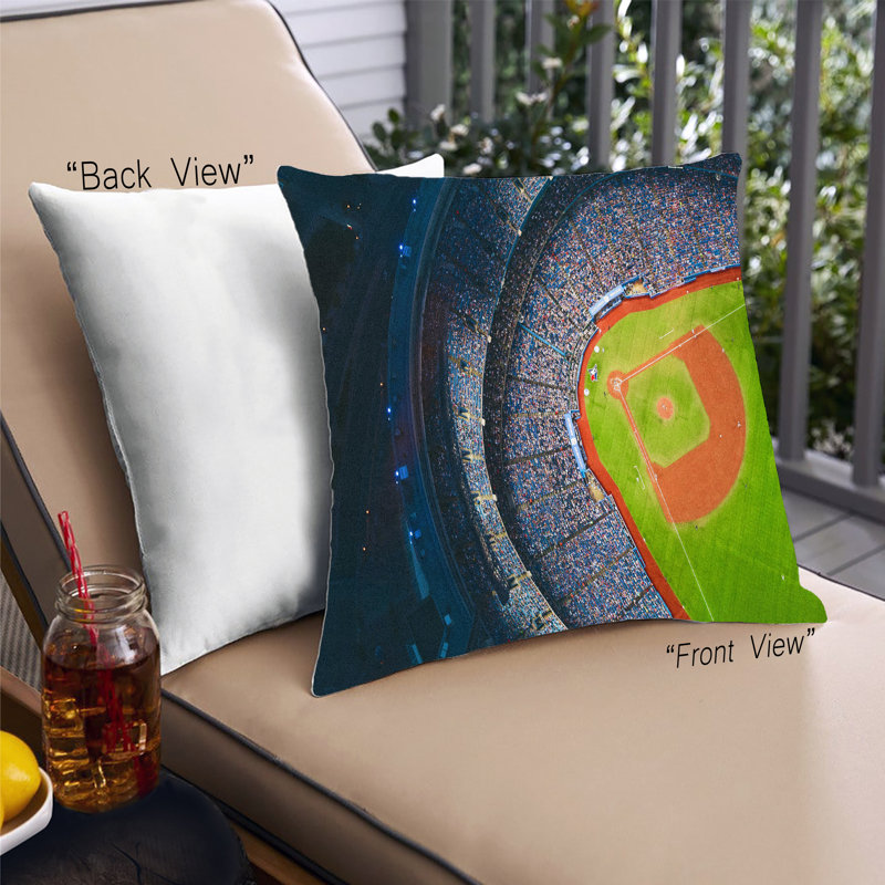 Coussin Sports Baseball 10, Microsuède