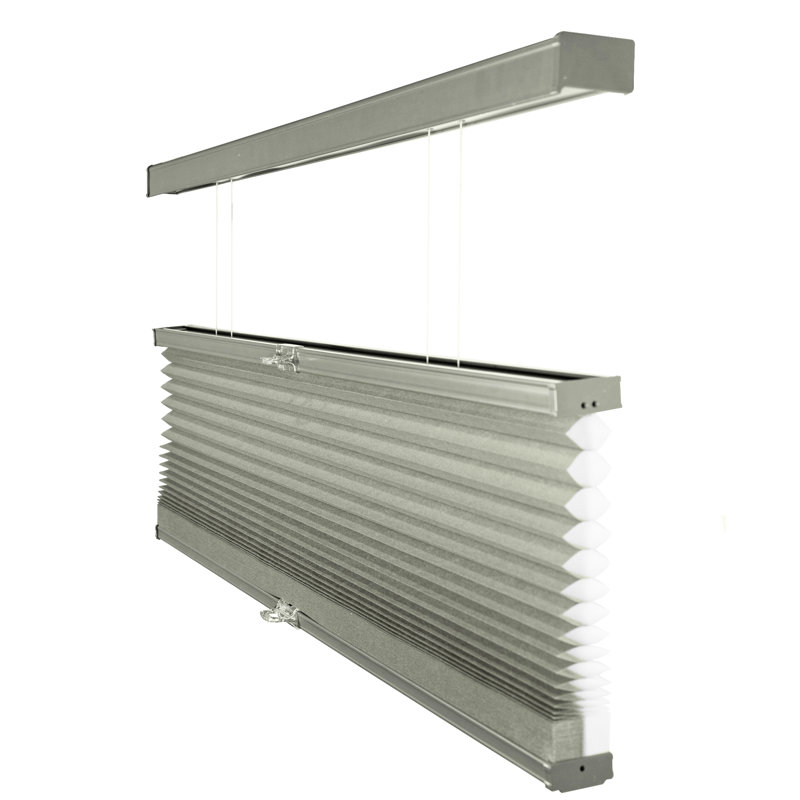 Semi Sheer Cellular Shade, Green, 35"W x 72"L