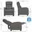 color Manual Glider Recliner with 3 Relaxation Modes-373527067