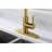 Pull Down Single Handle Spring Kitchen Faucet-125507780