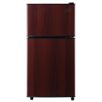 3.5Cu.Ft Compact Refrigerator Mini Fridge with Freezer, Small Refrigerator with 2 Door, 7 Level Thermostat Removable Shelves for Kitchen, Dorm, Apartment, Bar, Office