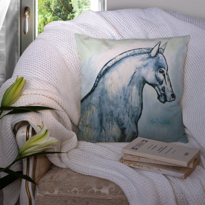  Noble Horse Indoor/Outdoor Throw Pillow