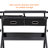 Drafting Table And Stool Set with Adjustable Table Angles And Heights-752034374