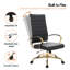 Fauteuil de bureau en cuir Humairaa-1103856413