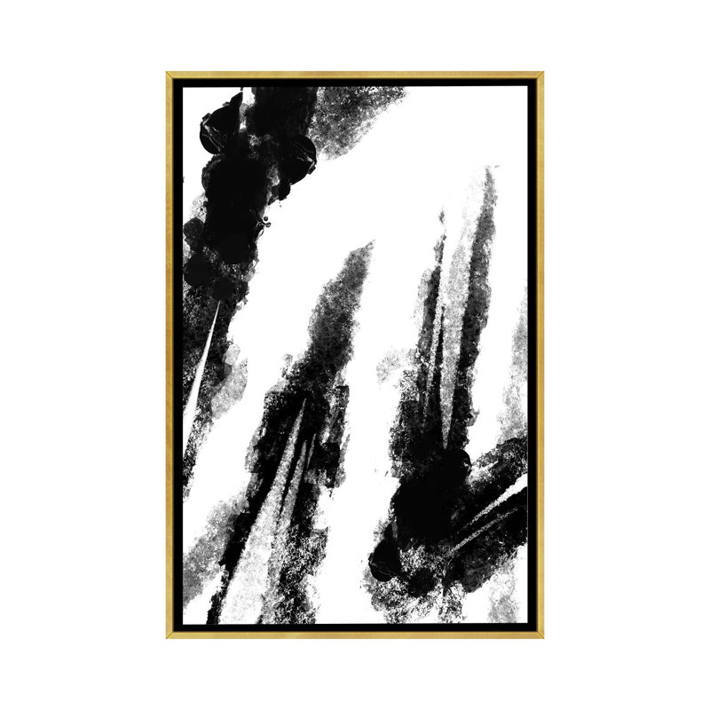 « Frappe saisissante II » par Marcus prime, reproduction d’art, Pas de tapis, Toile encadrée d'or