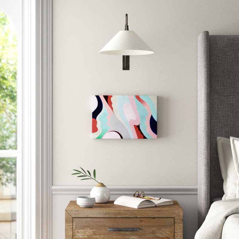 Pastel Highlands V - Painting on Canvas, 30cm H x 46cm W, Wrapped Canvas
