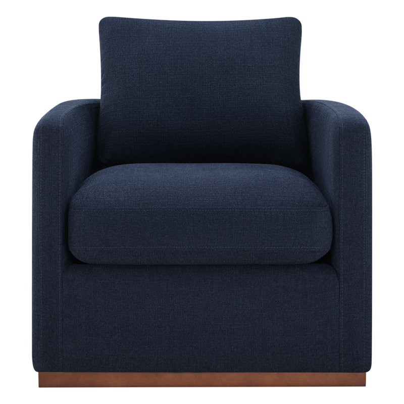 Chaise d'appoint pivotante Foster (ensemble de 2), Polyester beige