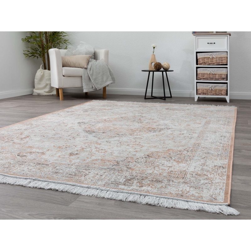 Adithya Oriental Viscose Area Rug, Rectangle 135 x 195cm