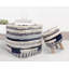 Pouf carré rayé 18 po Grand Canyon