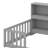 Floor Bed With Bedside Bookcase,Shelves,Guardrails-176297688